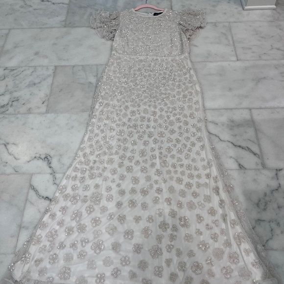 Mac Duggal White sequin gown - Picture 1 of 13